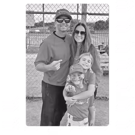 Brian Stuetz and his family.